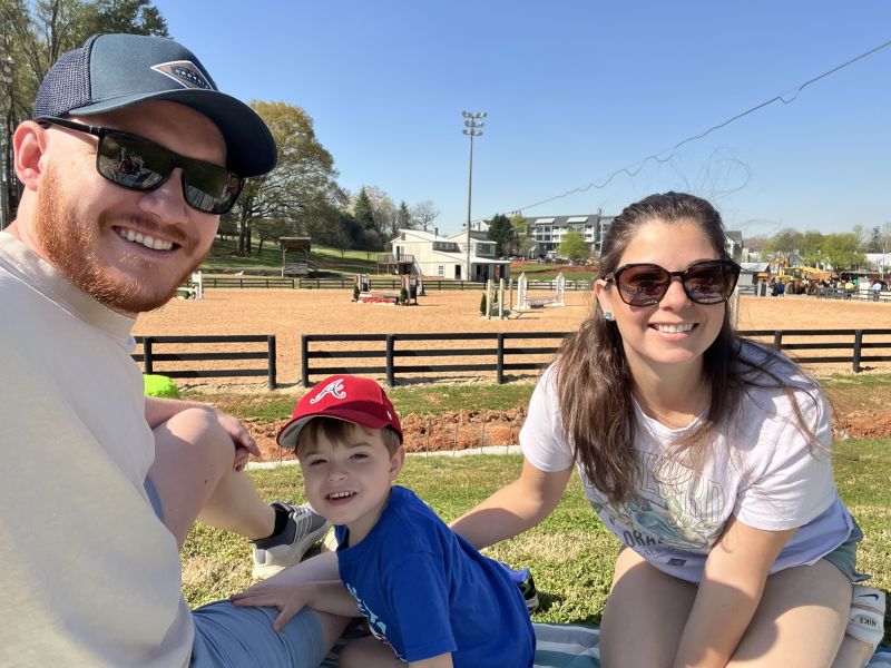 Watching an Equestrian, Jumping Competition in Alpharetta