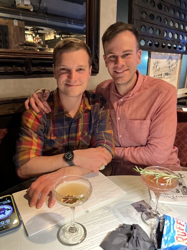 At Dinner