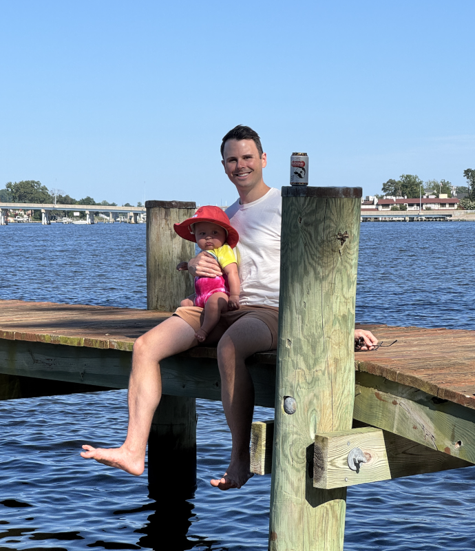 Sitting on the Dock by the Chesapeake Bay