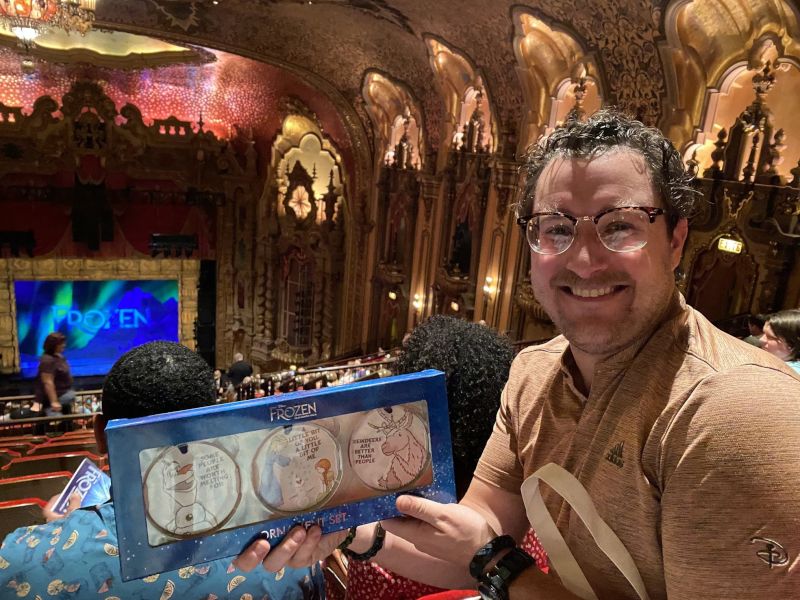 Greg at Frozen: The Musical