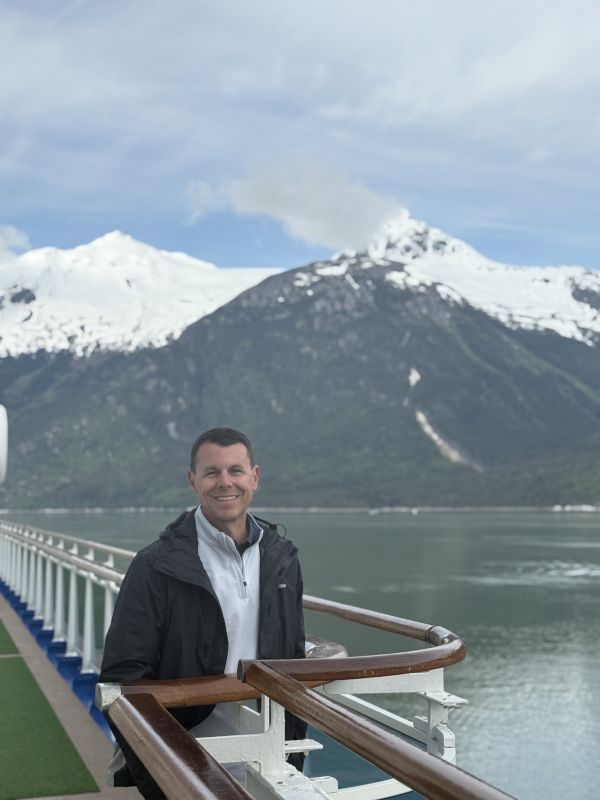 James on the Cruise Ship