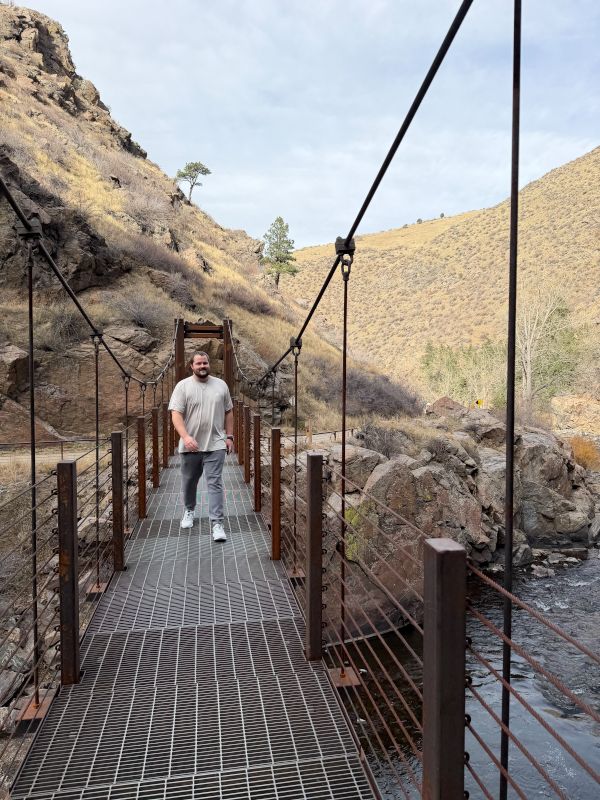 Griffin on a Trail in Colorado