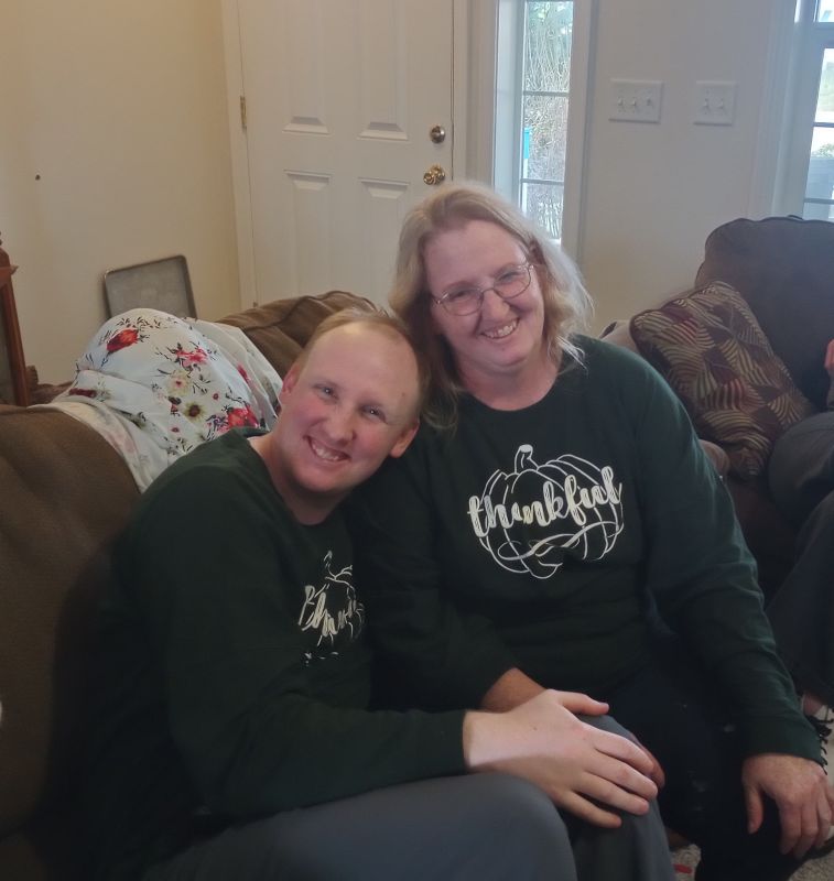 Mitch Hanging Out With His Mom