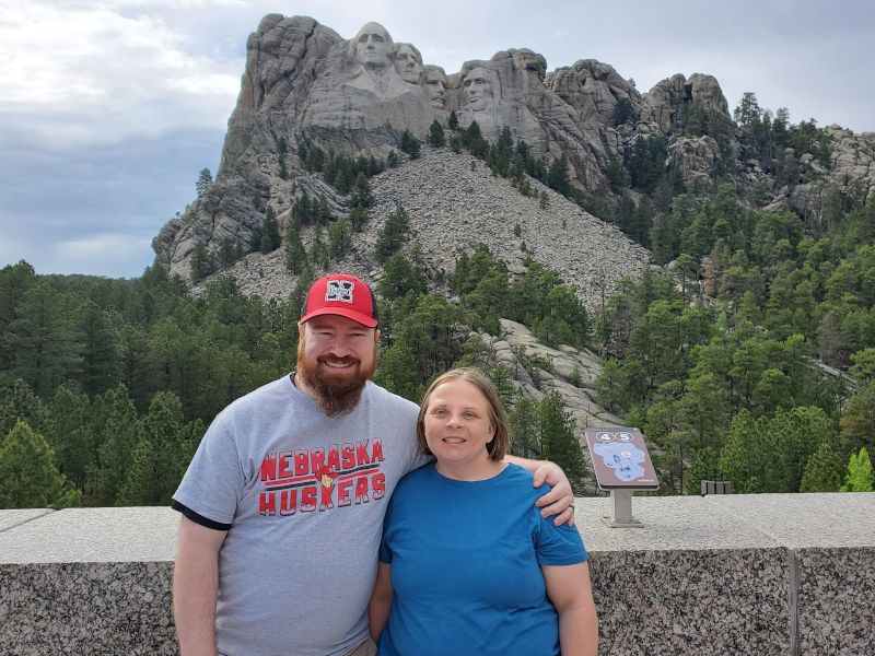 Visiting Mt. Rushmore
