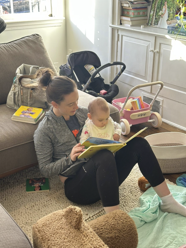 Reading With Our Daughter